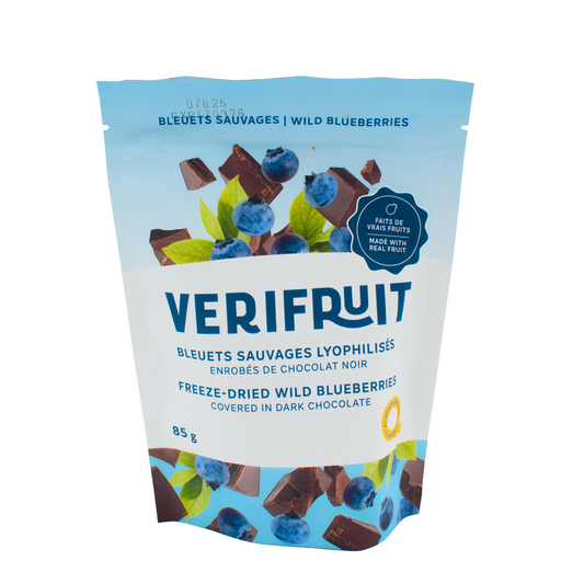 Freeze-dried bleuberries dark chocolate 85g