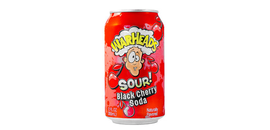 Warheads black cherry soda 355ml