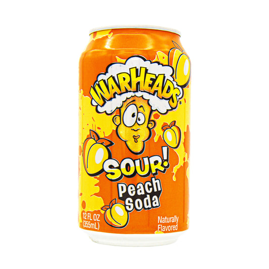 Sour peach soda 355ml